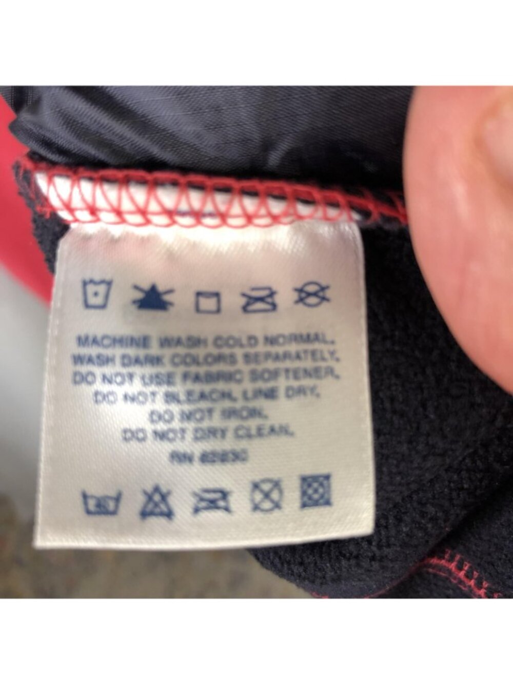 Lands' End Jacket Womens 1X Red Fleece Marinac WindCheck Zip Water Resistant - Picture 9 of 16